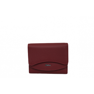 Дамски портфейл от естествена кожа  цвят червен   код:90037