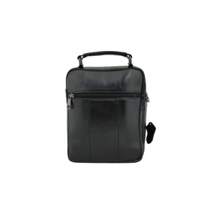 Мъжка чанта от естествена кожа цвят черен код:100604