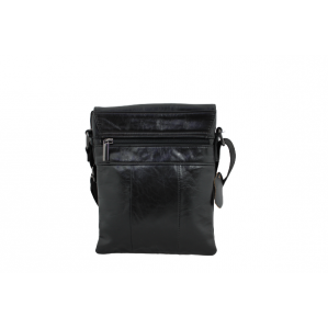 Мъжка чанта от естествена кожа цвят черен код:100605