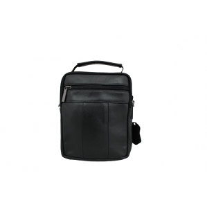 Мъжка чанта от естествена кожа цвят черен код:100606