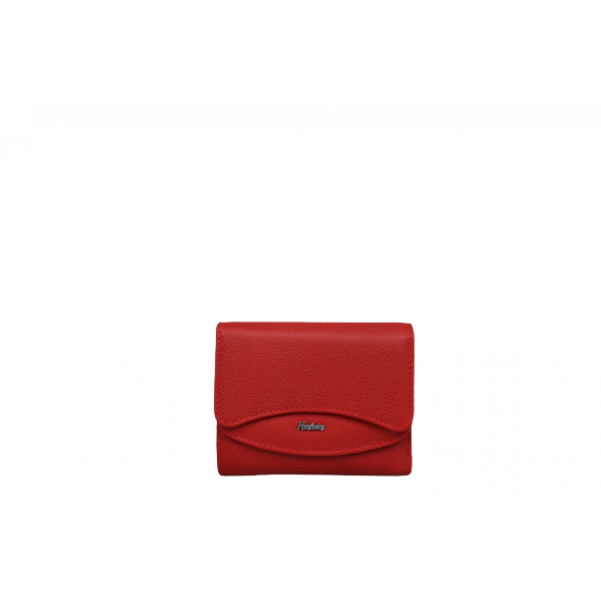 Дамски портфейл от естествена кожа  цвят червен   код:90037