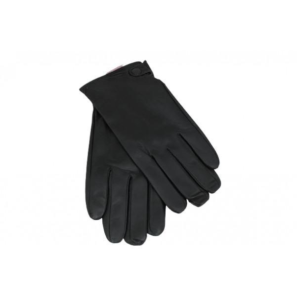 Мъжки ръкавици от естествена Агнешка Кожа цвят черен код:300216