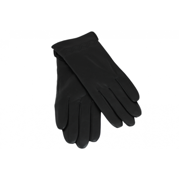 Дамска ръкавици от естествена кожа цвят черен код:90056