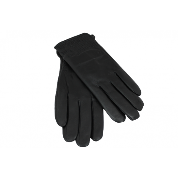 Дамска ръкавици от естествена кожа цвят черен код:90057