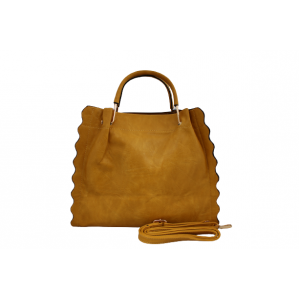 Дамска чанта от Еко  кожа цвят пудра код:100243