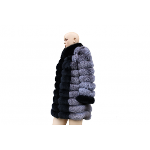 Луксозно Дамско Палто от Естествен Косъм 6 в 1 код:700276