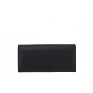 Дамски портфейл естествена кожа цвят черен код:90033