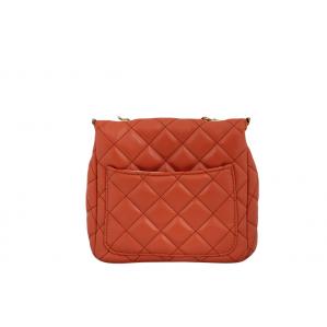 Дамска Чанта от Еко Кожа цвят керемидено оранжево