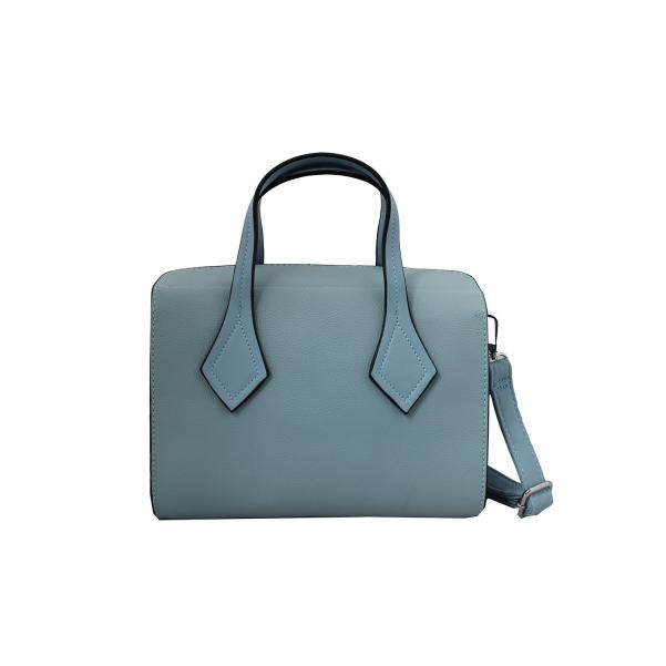 Дамска Чанта от Еко Кожа цвят светло синьо