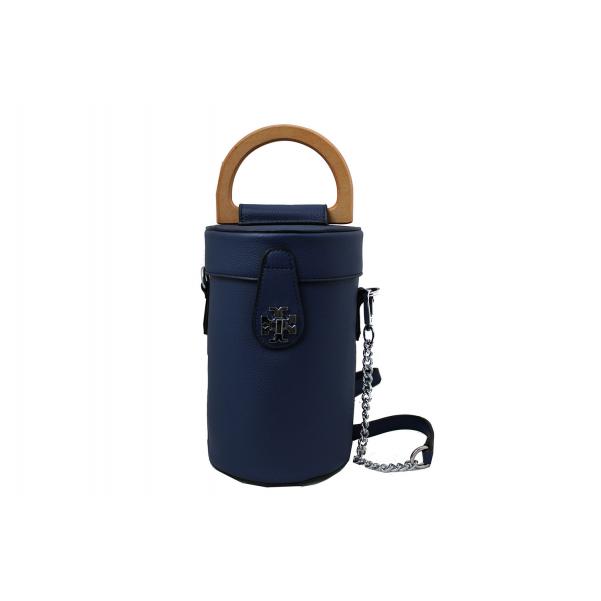 Екстравагантна малка Дамска Чанта от Еко Кожа цвят тъмно синьо