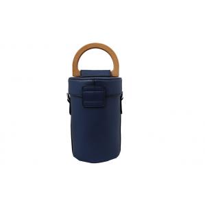 Екстравагантна малка Дамска Чанта от Еко Кожа цвят тъмно синьо