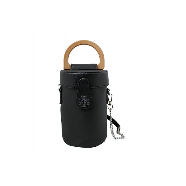 Екстравагантна малка Дамска Чанта от Еко Кожа цвят черен